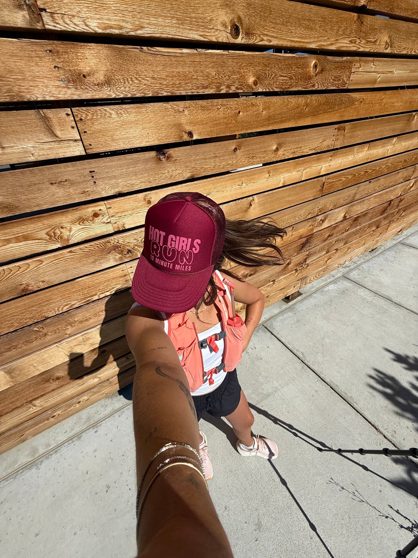 “Hot Girls Run 10 Minute Miles” Trucker Hat