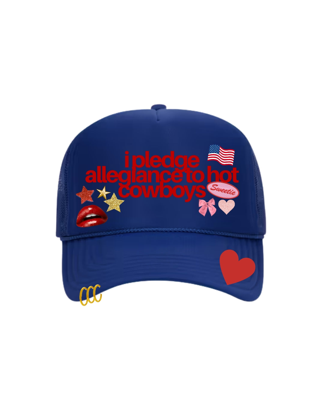 Hot Cowboys - Blue Foam Trucker Hat