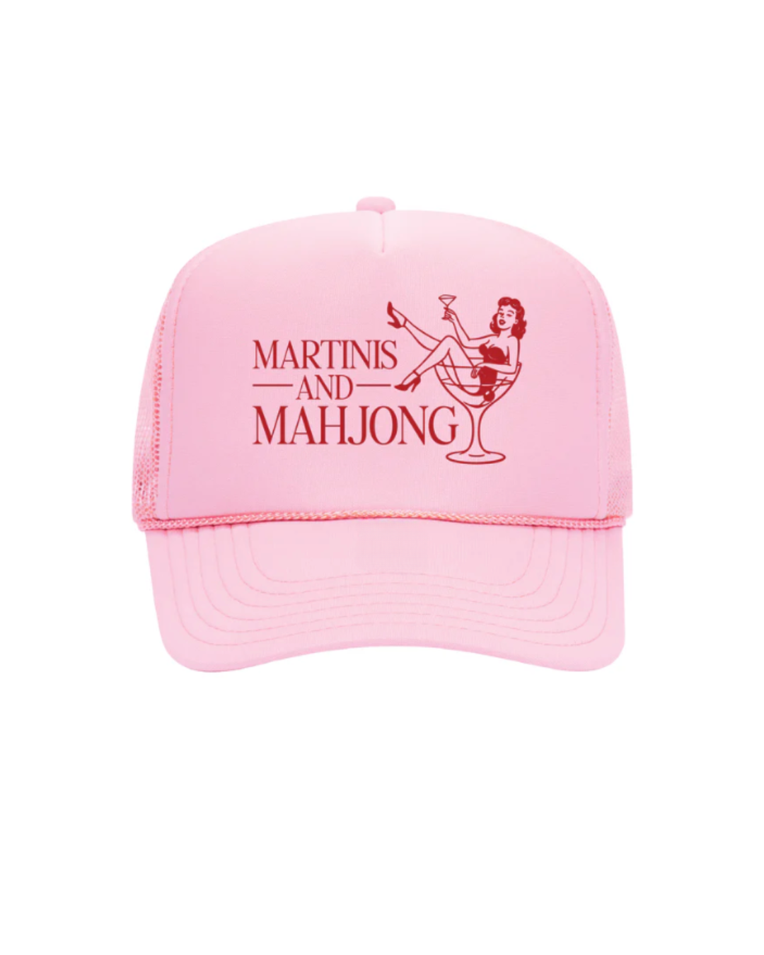 Martinis & Mahjong Trucker Hat