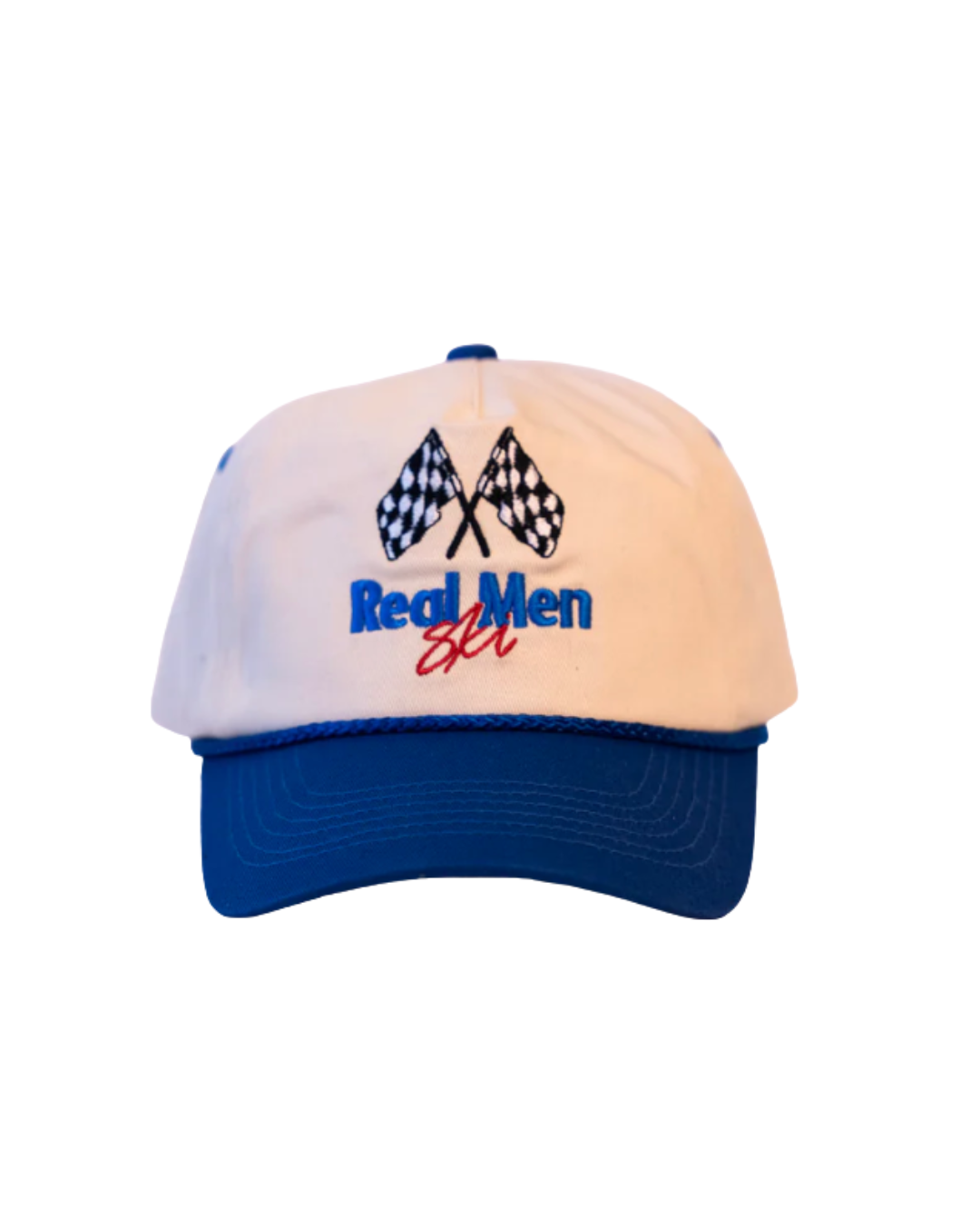 "Real Men Ski" Vintage Trucker Hat