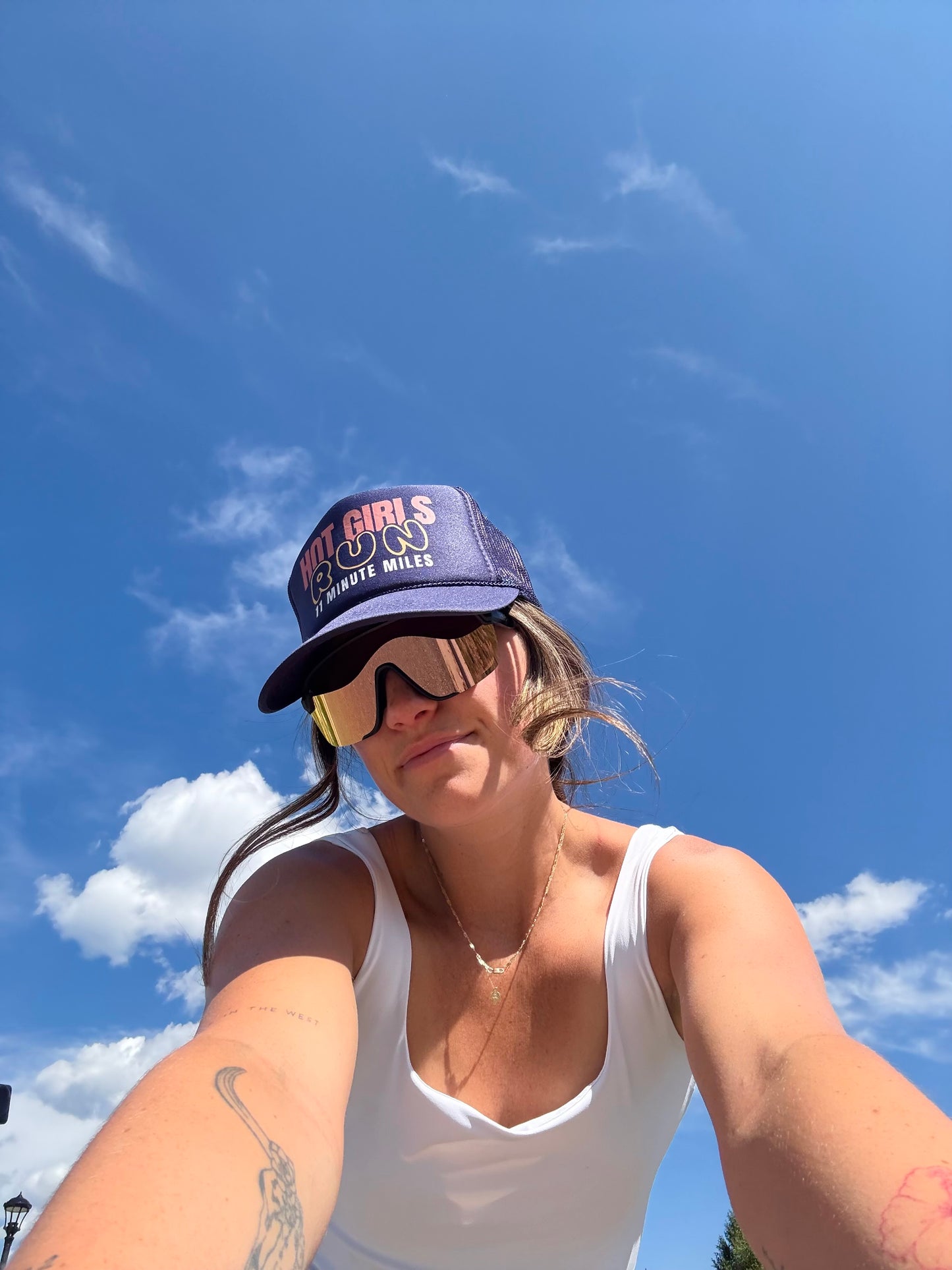 “Hot Girls Run 11 Minute Miles” Trucker Hat