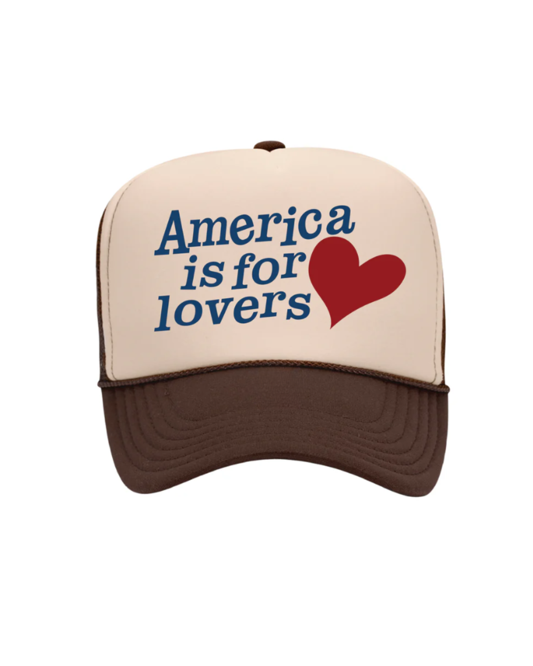 American Lovers Brown Trucker Hat