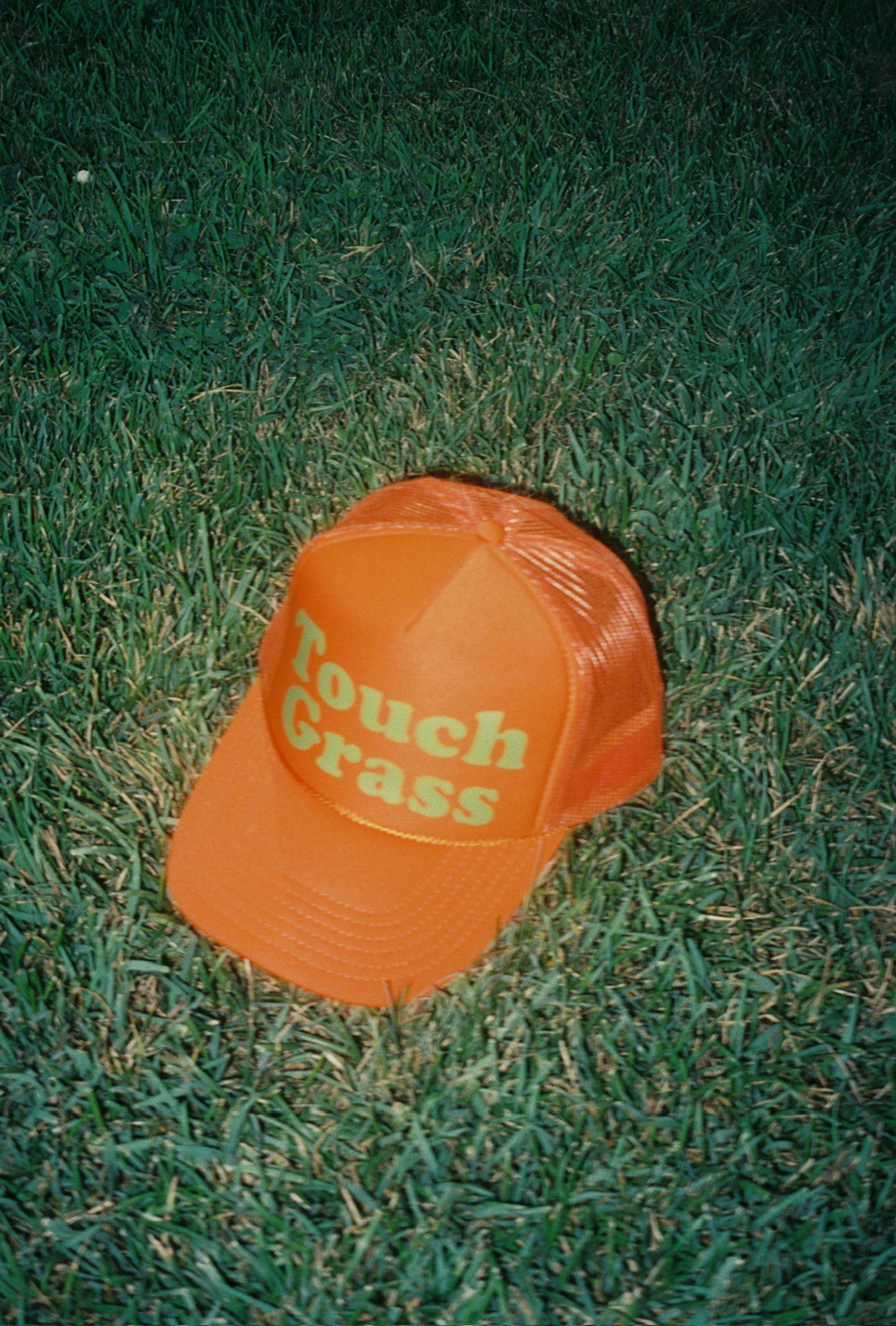“Touch Grass” Trucker Hat