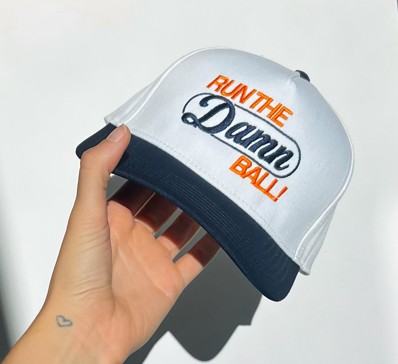 “Run The Damn Ball” Vintage Trucker Hat