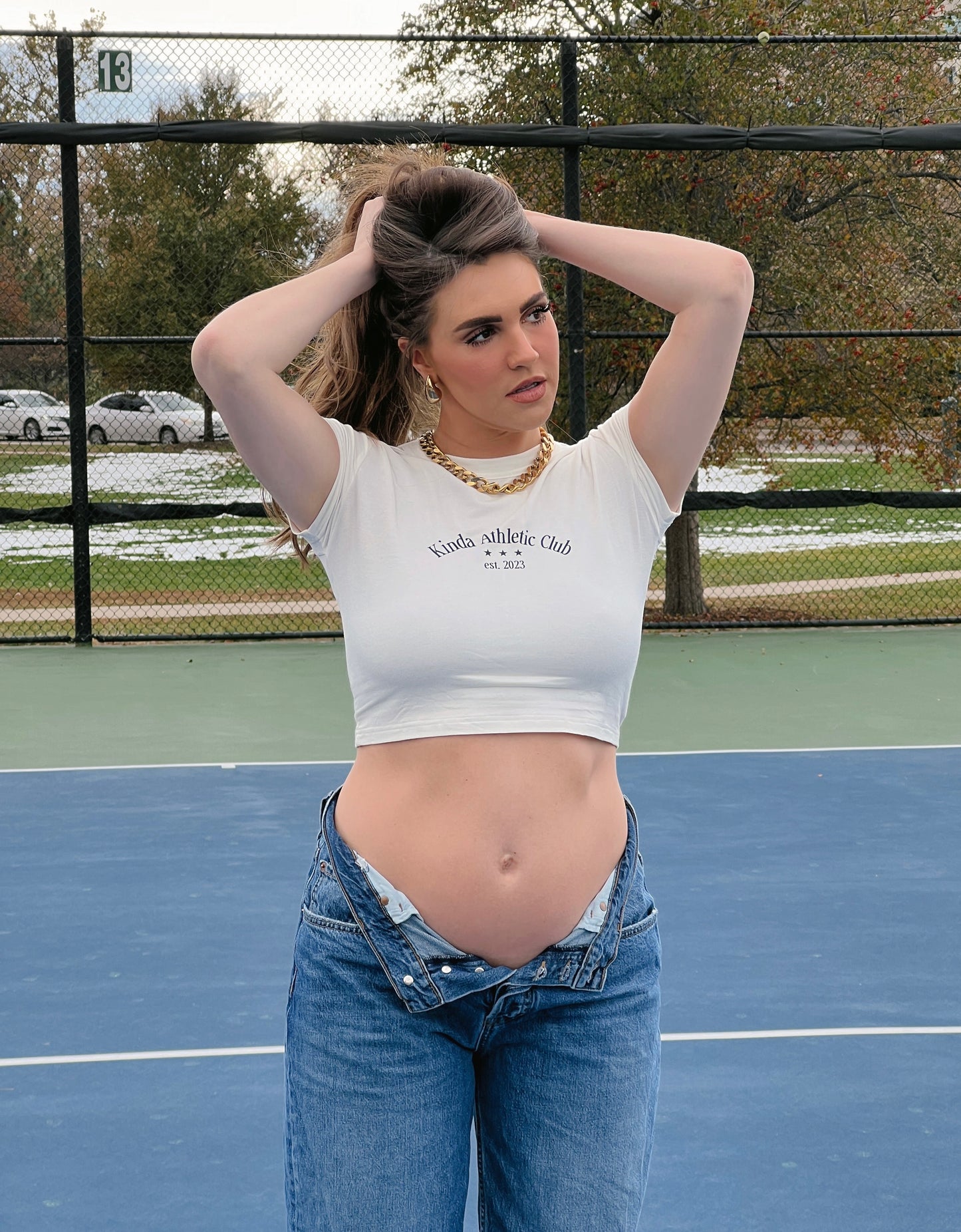 “Kinda Athletic” Baby Tee