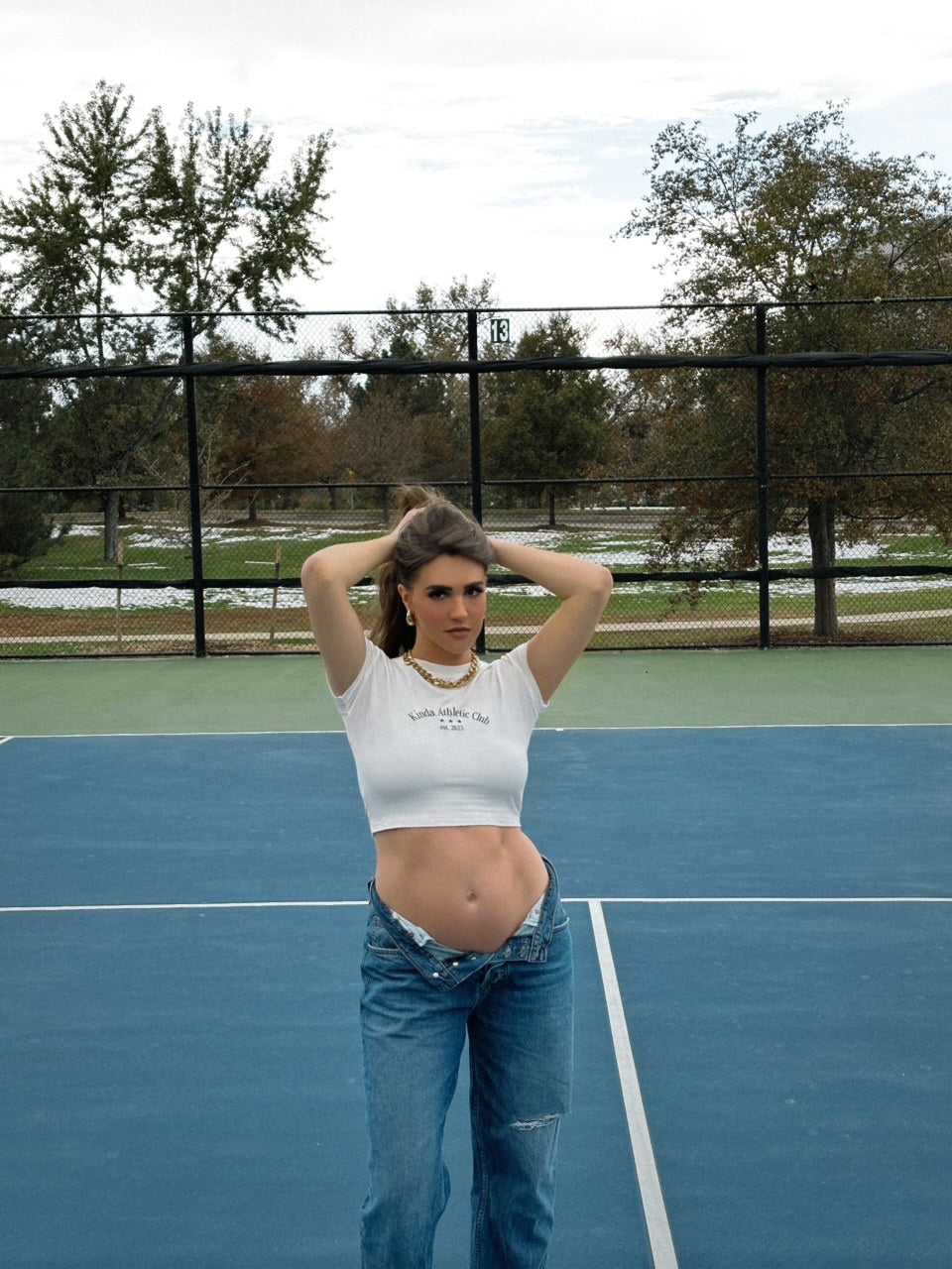 “Kinda Athletic” Baby Tee