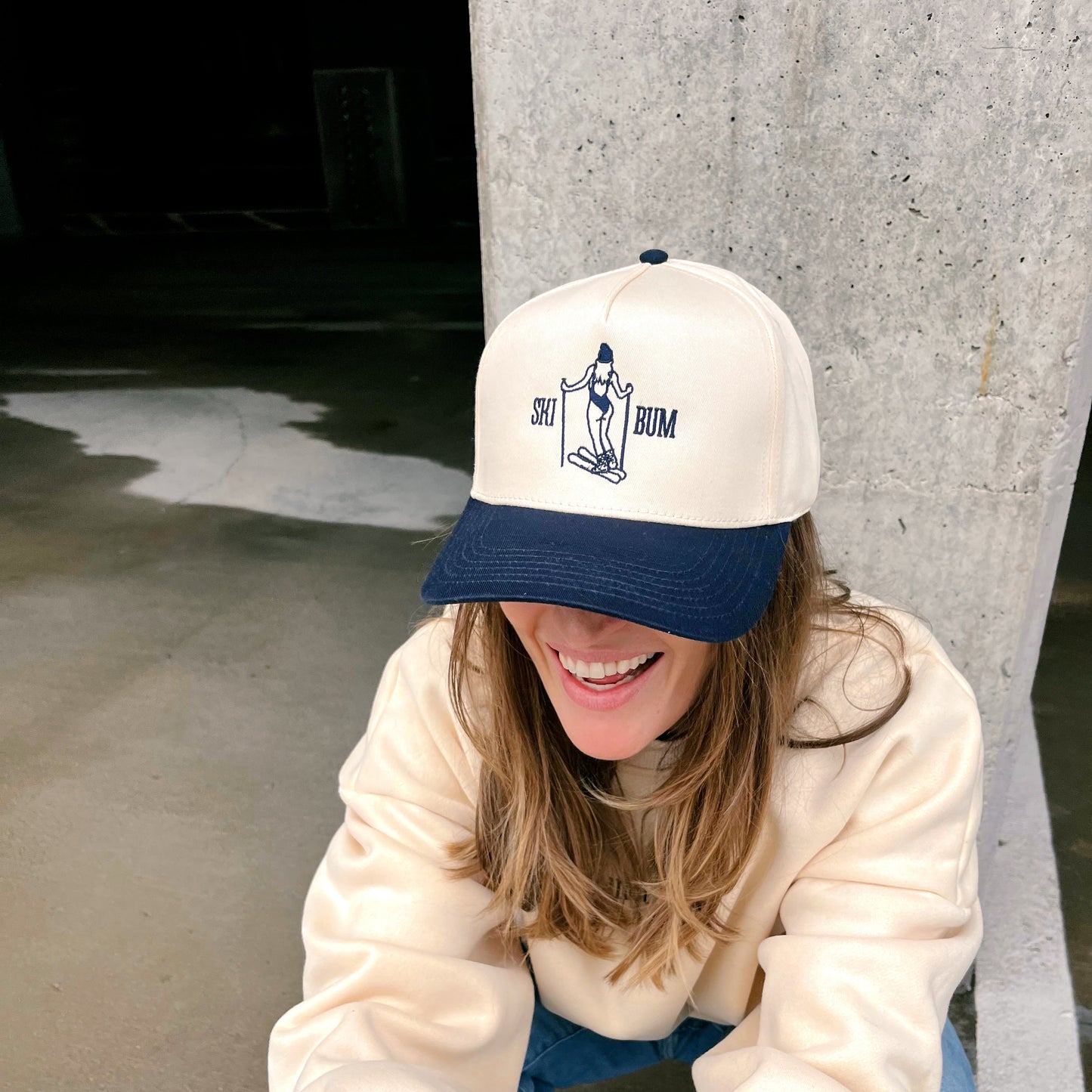 Ski Bum - Vintage Trucker Hat