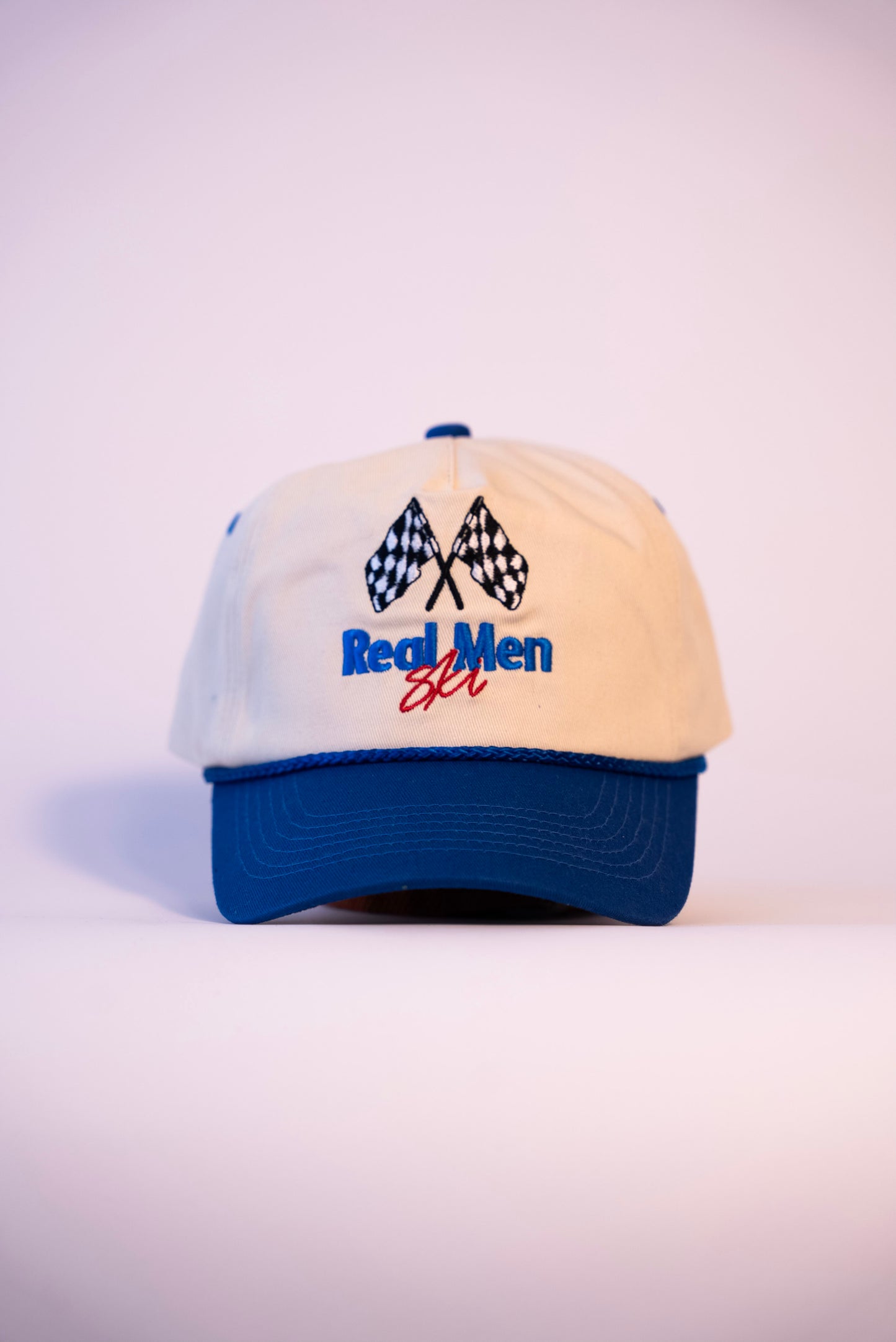 "Real Men Ski" Vintage Trucker Hat