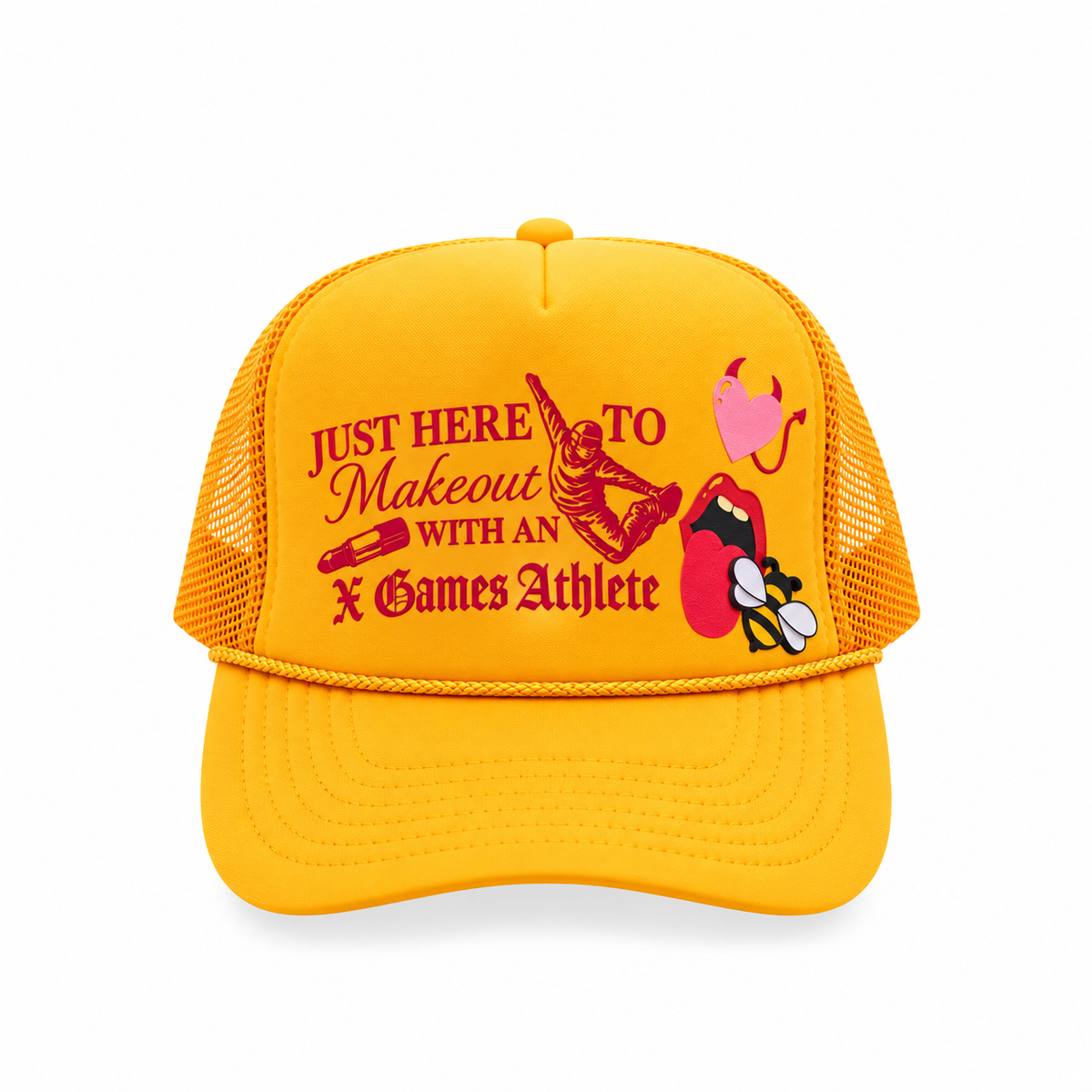 Makeout with an X Games Athlete - Mustard Foam Trucker Hat