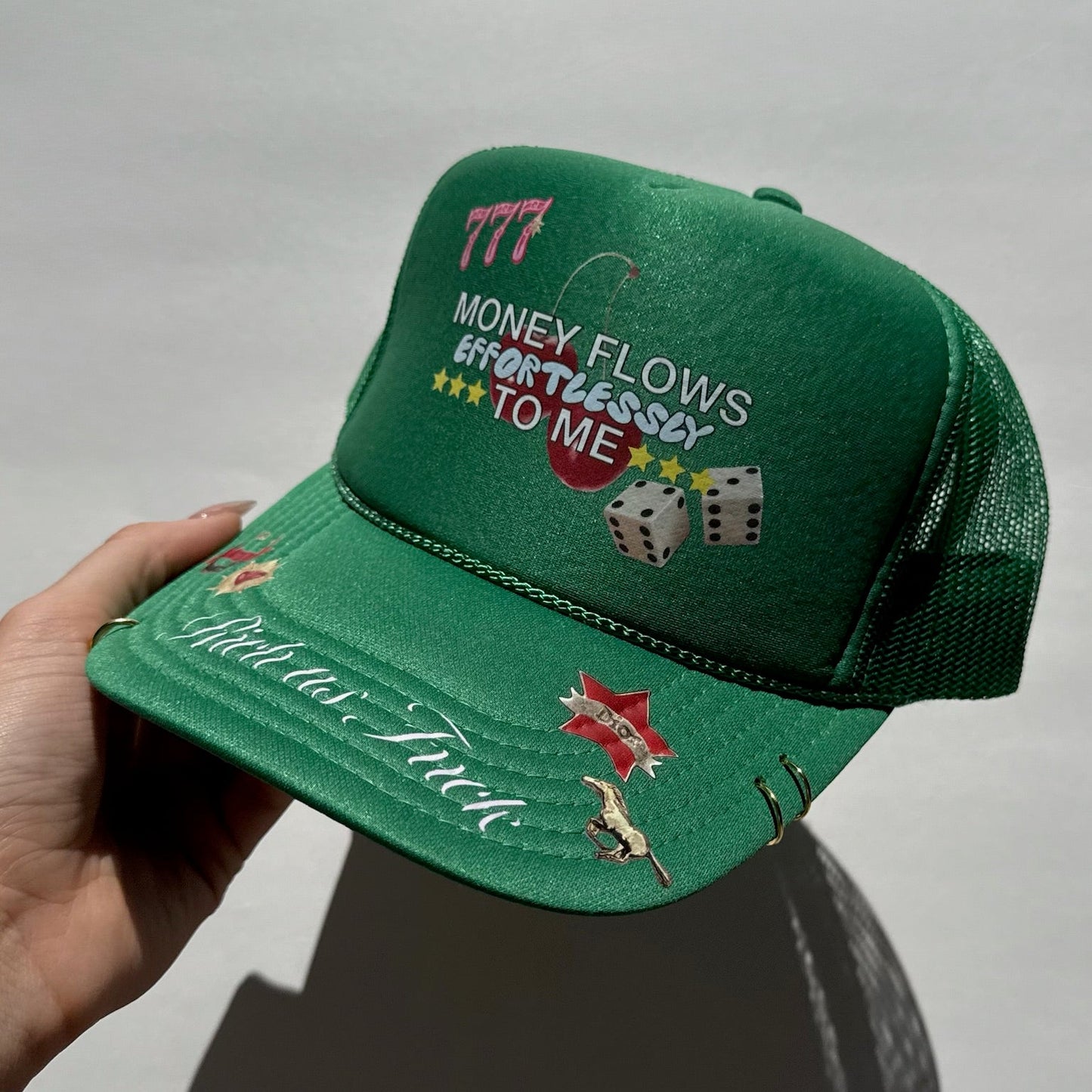 Money Flows Effortless To Me Trucker Hat