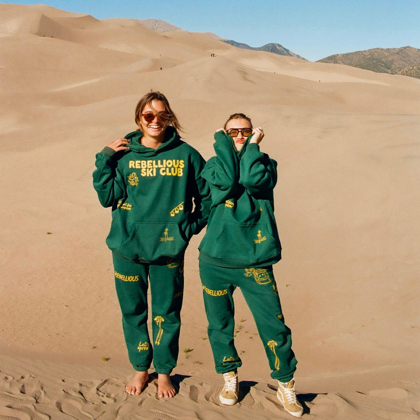 Rebellious Ski Club - Heavyweight Forest Sweatpants