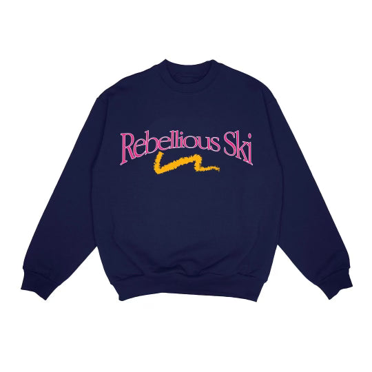 “No Friends On Powder Days” Crewneck