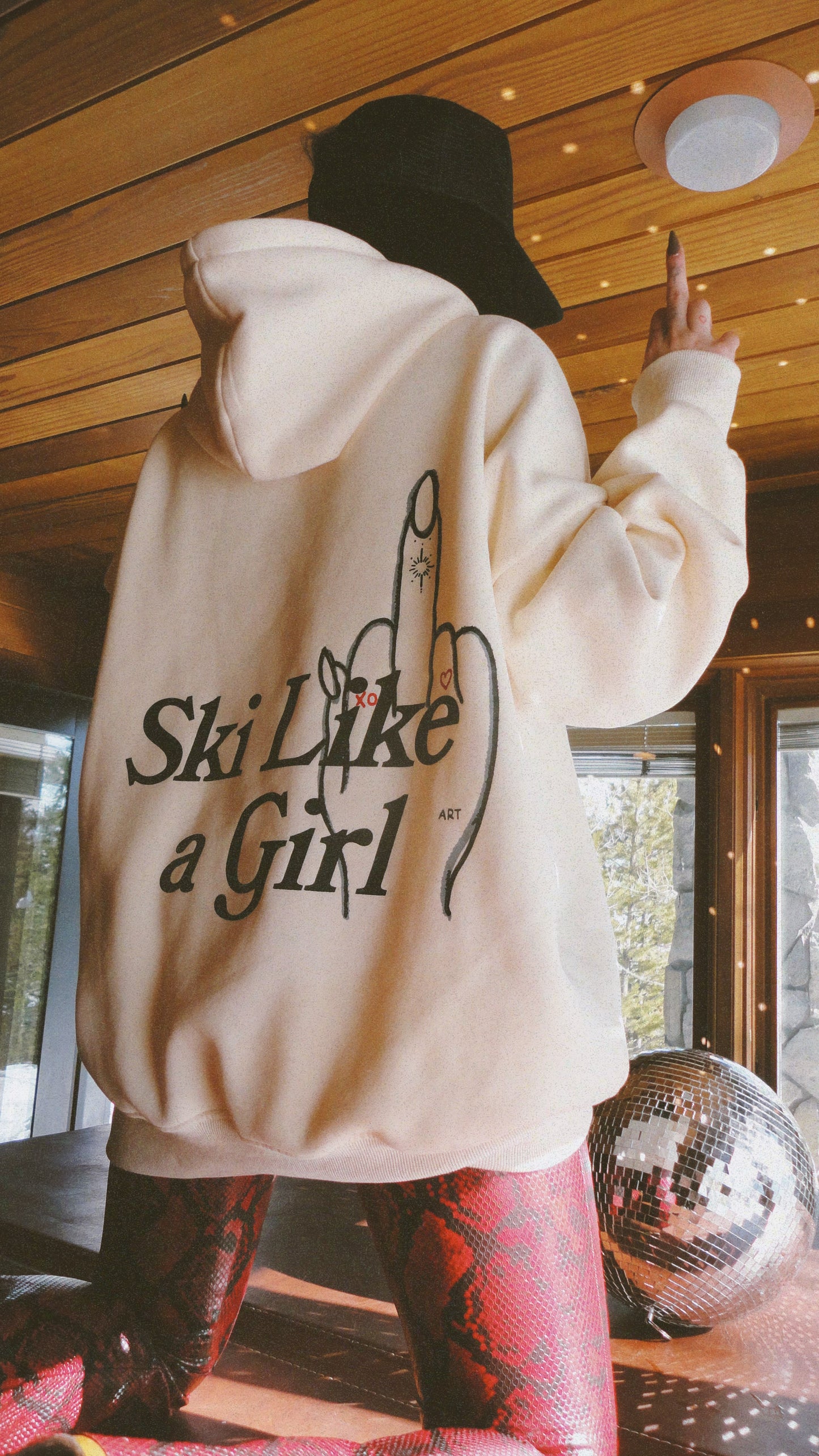 “Ski Like A Girl” Hoodie