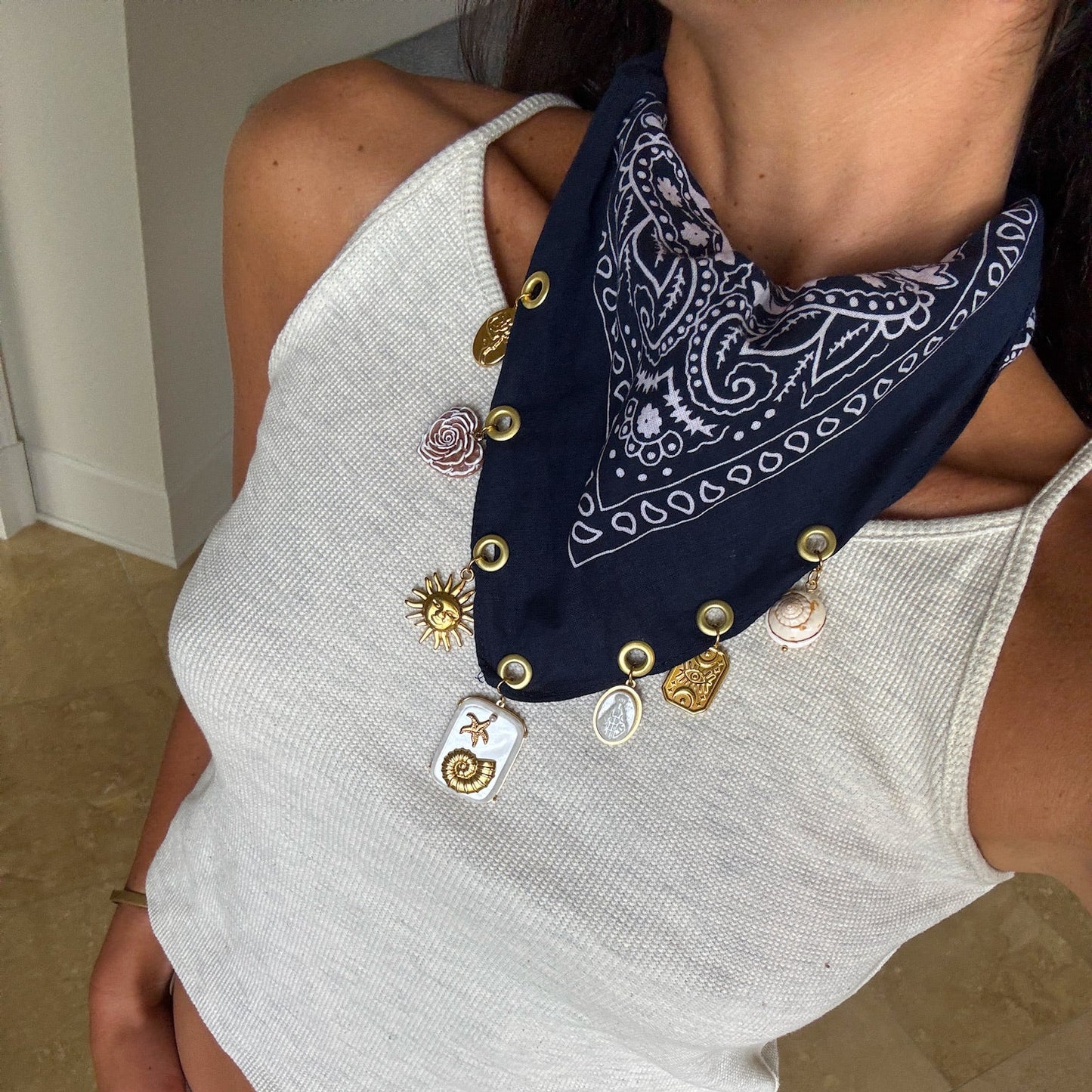 The Siren Bandana Necklace