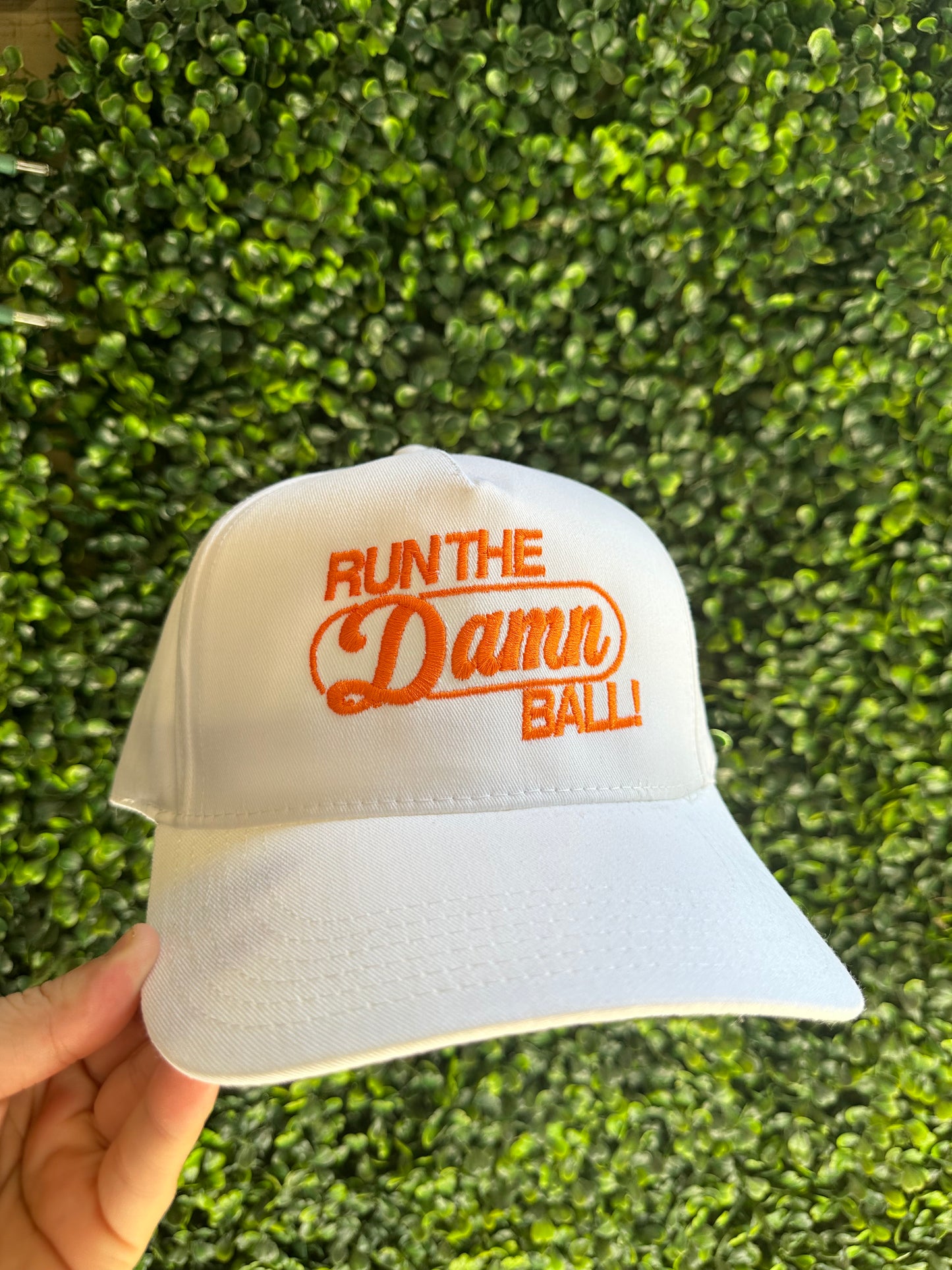 “Run The Damn Ball” Vintage Trucker Hat