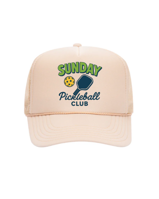 Sunday Pickleball Club Trucker Hat