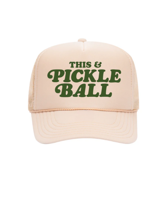 This & Pickleball Trucker Hat