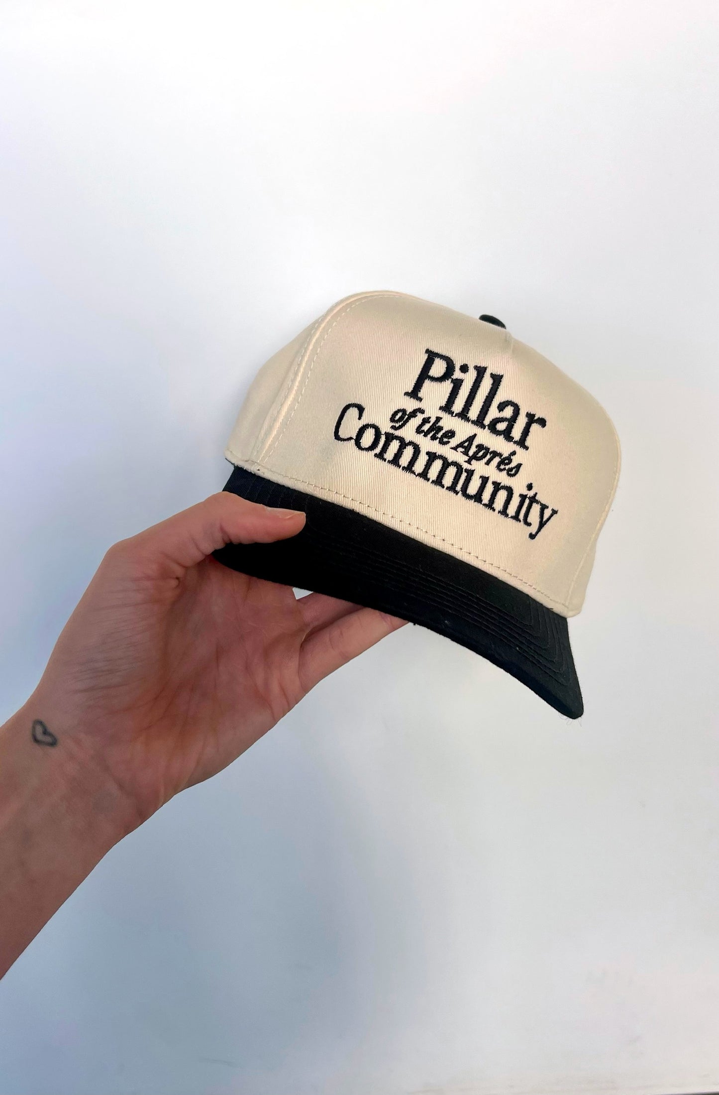 “Pillar Of The Apres Community” Vintage Trucker Hat