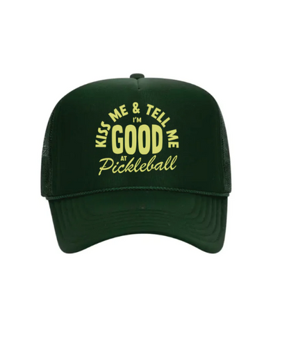 Kiss Me Pickleball Trucker Hat