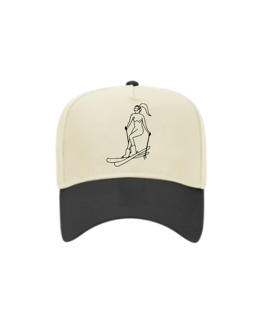 "Ski Girl” Vintage Trucker Hat