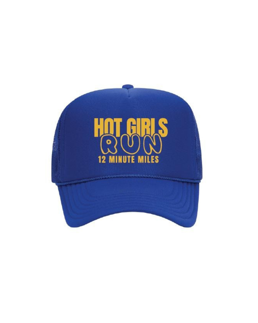 “Hot Girls Run 12 Minute Miles” Trucker Hat