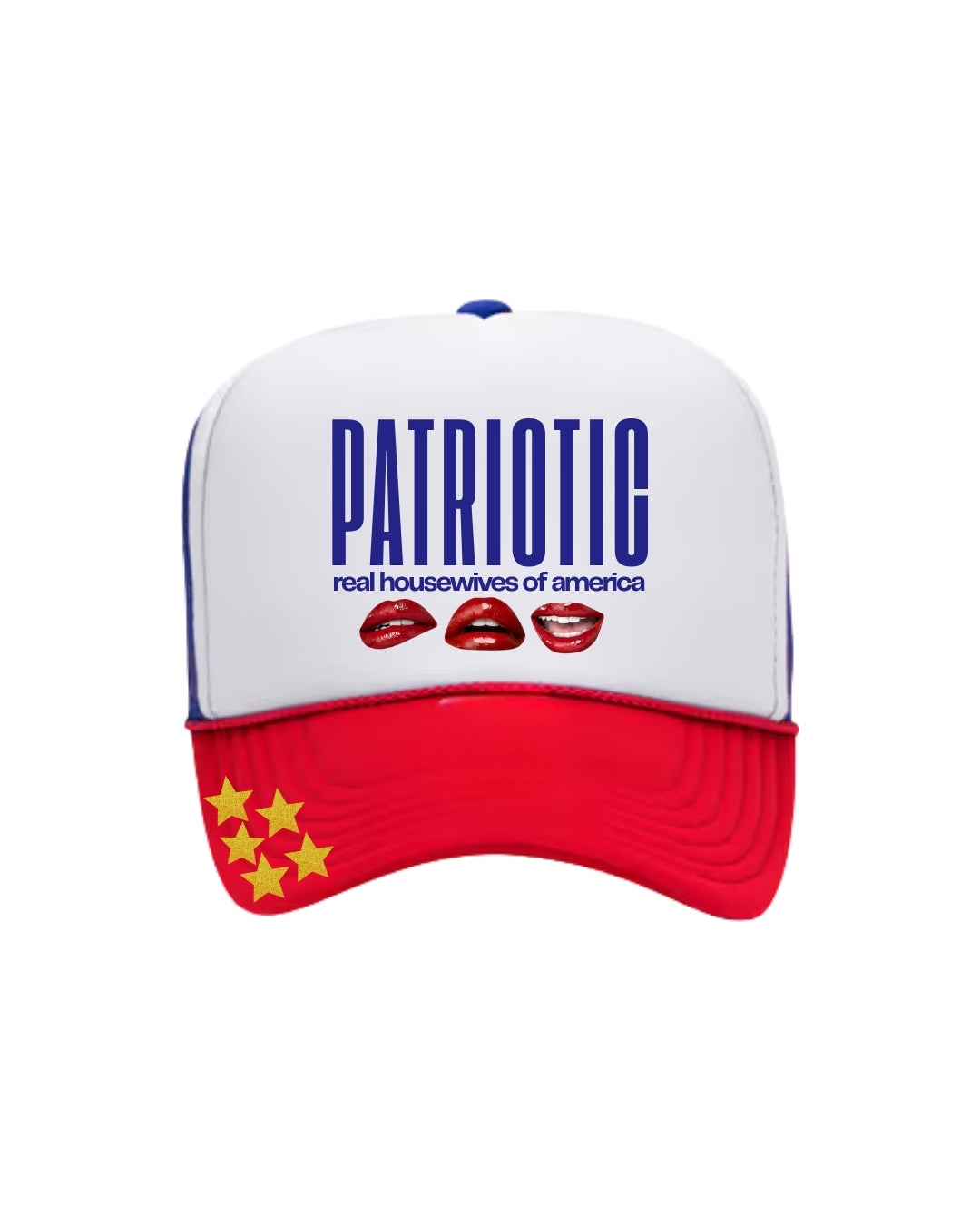 Real Housewives of America - Red White & Blue Foam Trucker Hat
