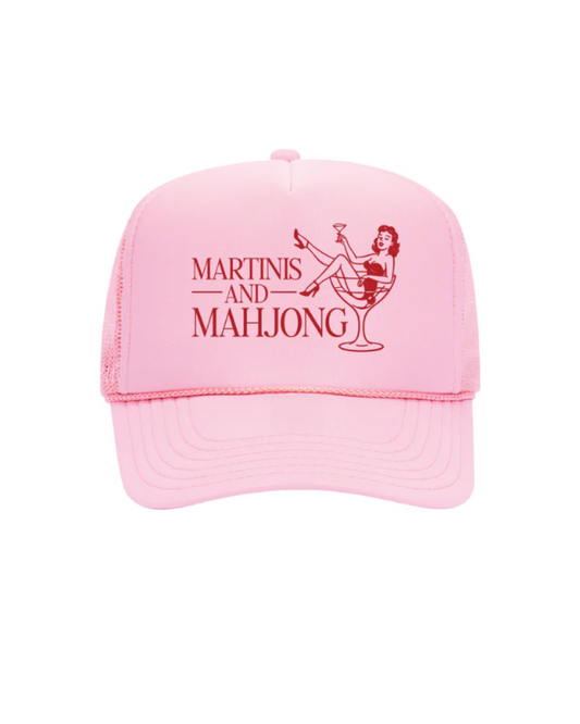 Martinis & Mahjong Trucker Hat