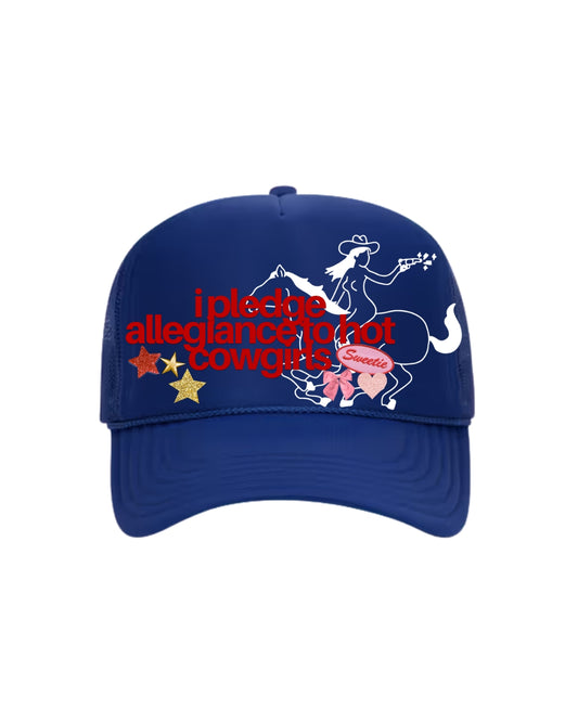 Hot Cowgirls - Blue Foam Trucker Hat