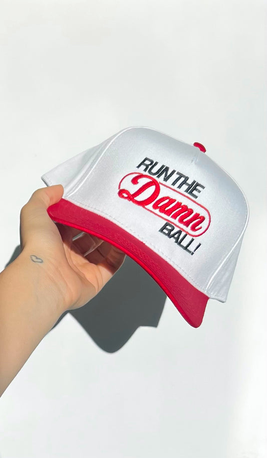 “Run The Damn Ball” Vintage Trucker Hat