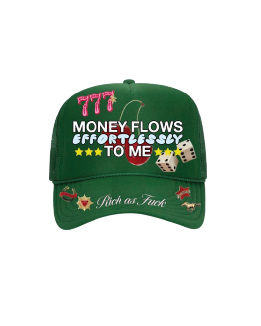Money Flows Effortless To Me Trucker Hat