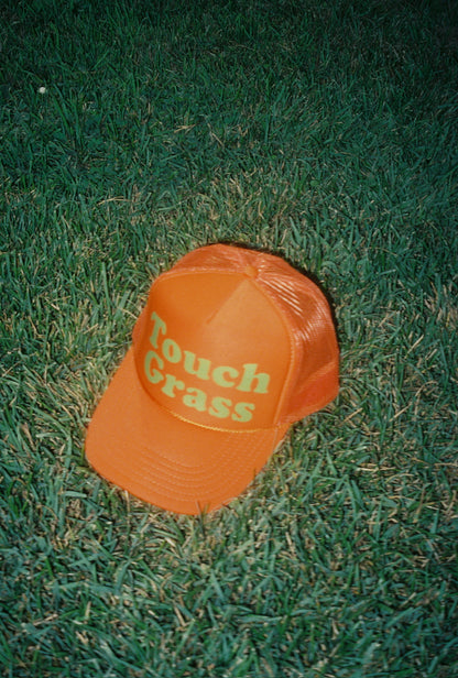 “Touch Grass” Trucker Hat