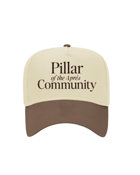 “Pillar Of The Apres Community” Vintage Trucker Hat