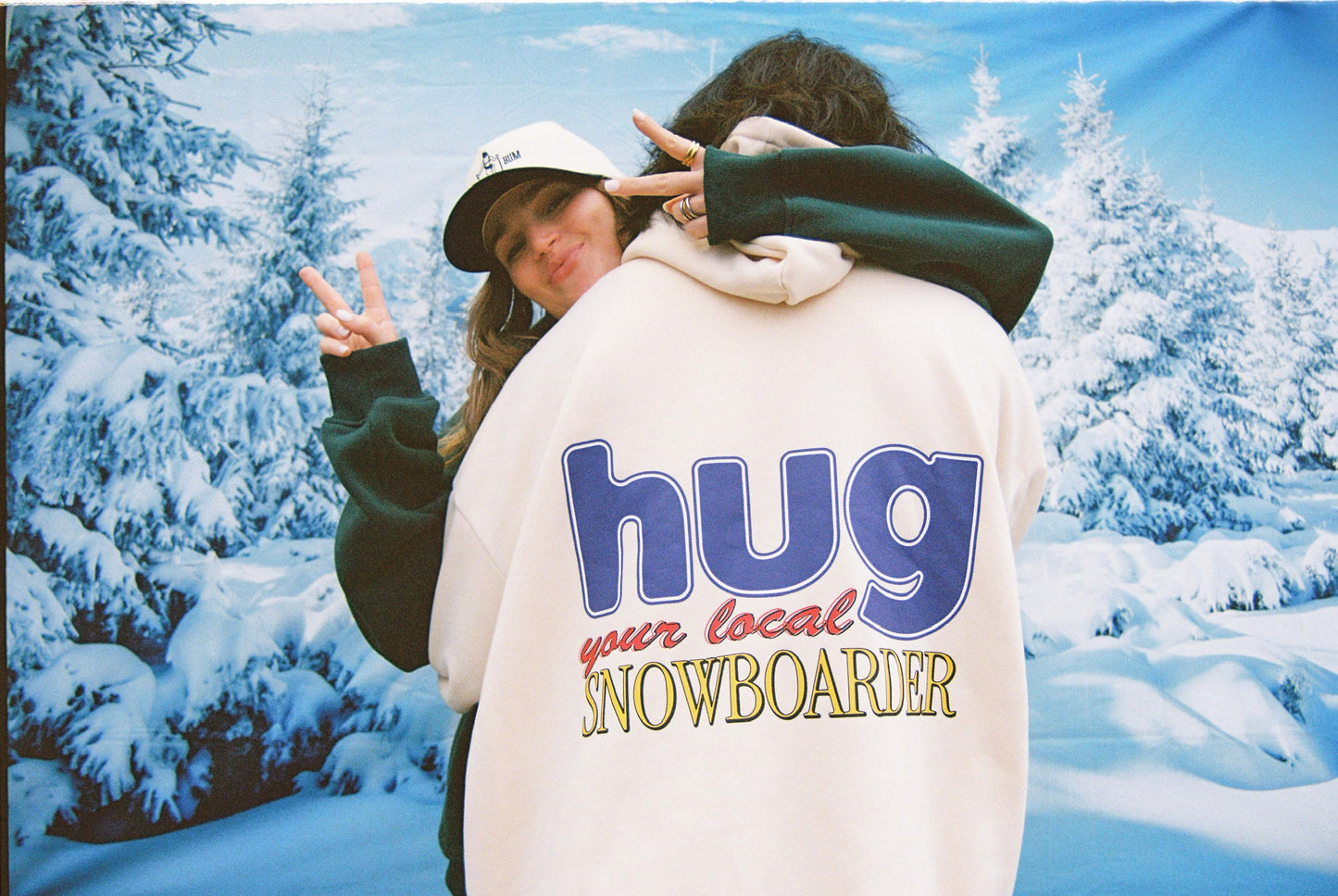 “Hug Your Local Snowboarder” Hoodie
