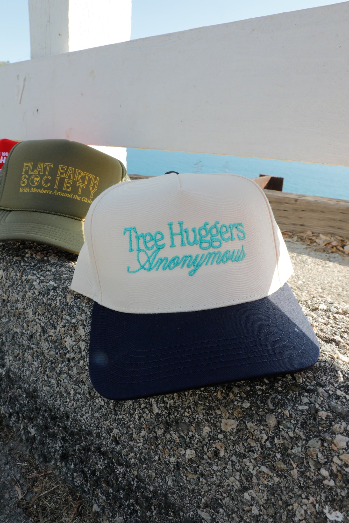 “Tree Huggers Anonymous” Vintage Trucker Hat