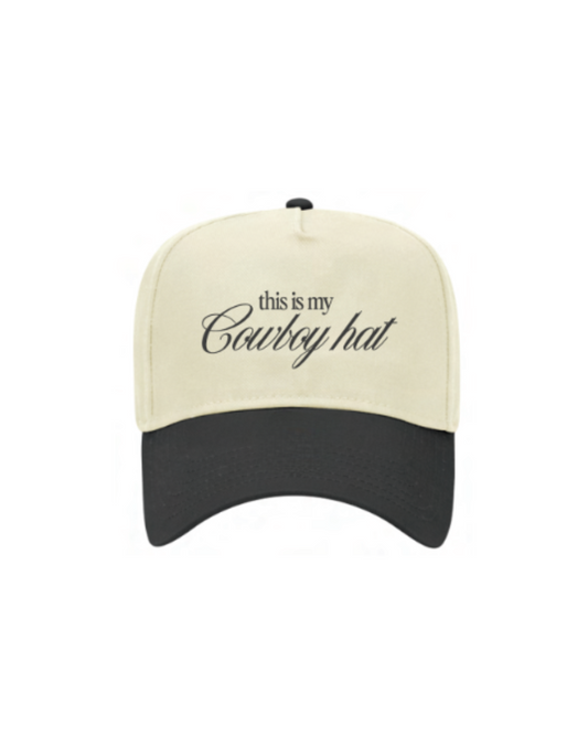 "This Is My Cowboy Hat" Vintage Trucker Hat