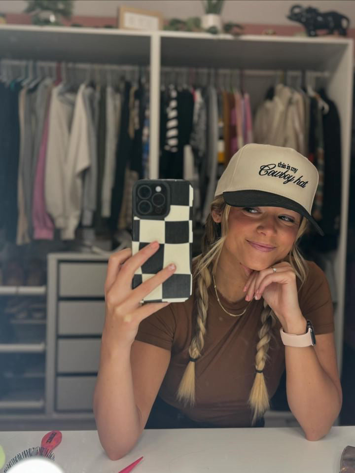 "This Is My Cowboy Hat" Vintage Trucker Hat
