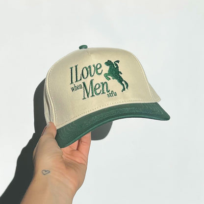 "I Love Men" Vintage Trucker Hat