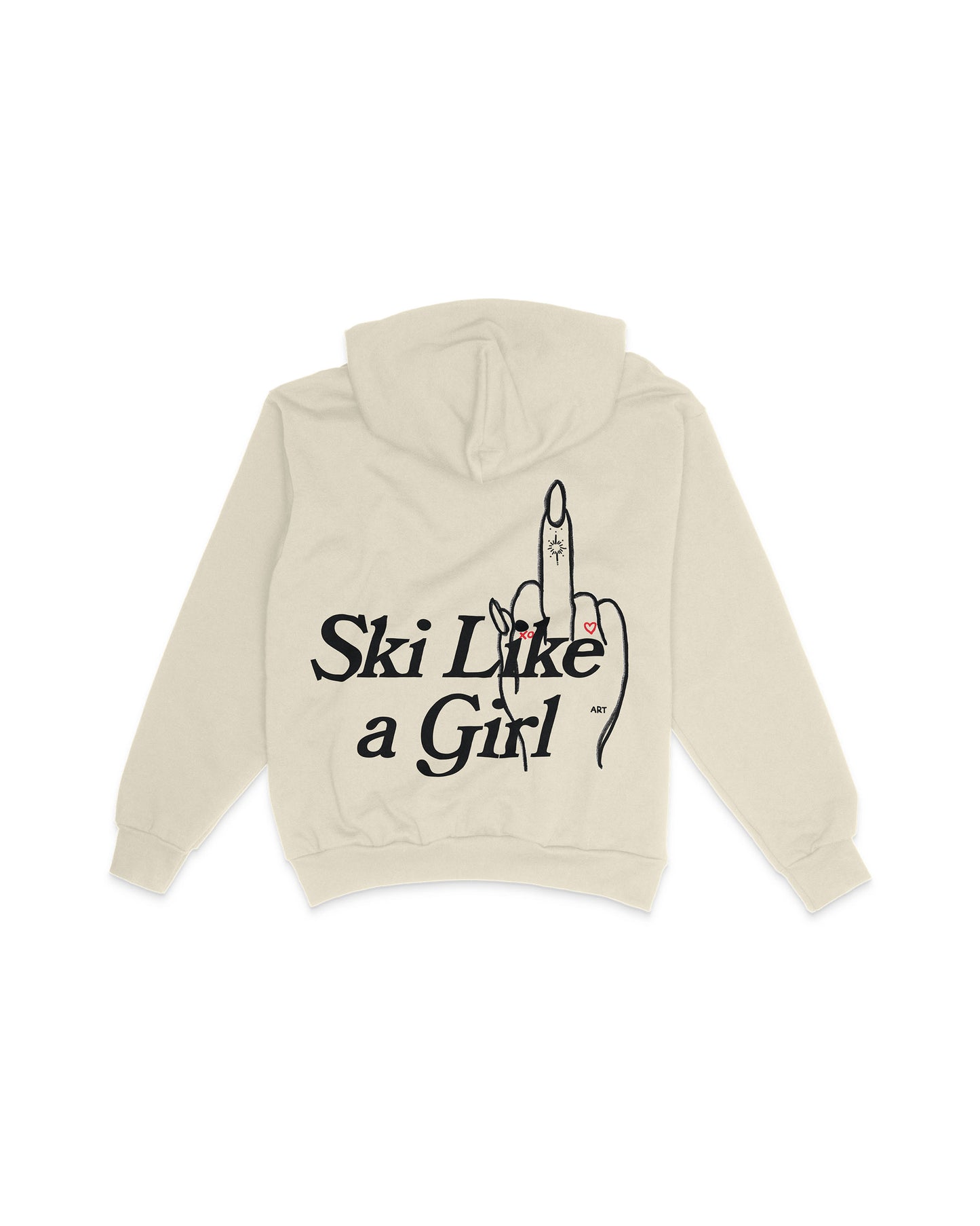 “Ski Like A Girl” Hoodie