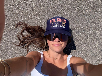 “Hot Girls Run 11 Minute Miles” Trucker Hat