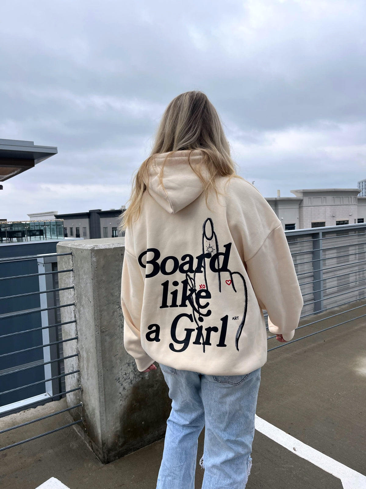 “Board Like A Girl” Hoodie