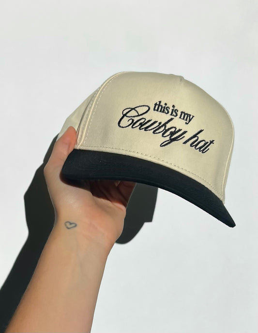 "This Is My Cowboy Hat" Vintage Trucker Hat