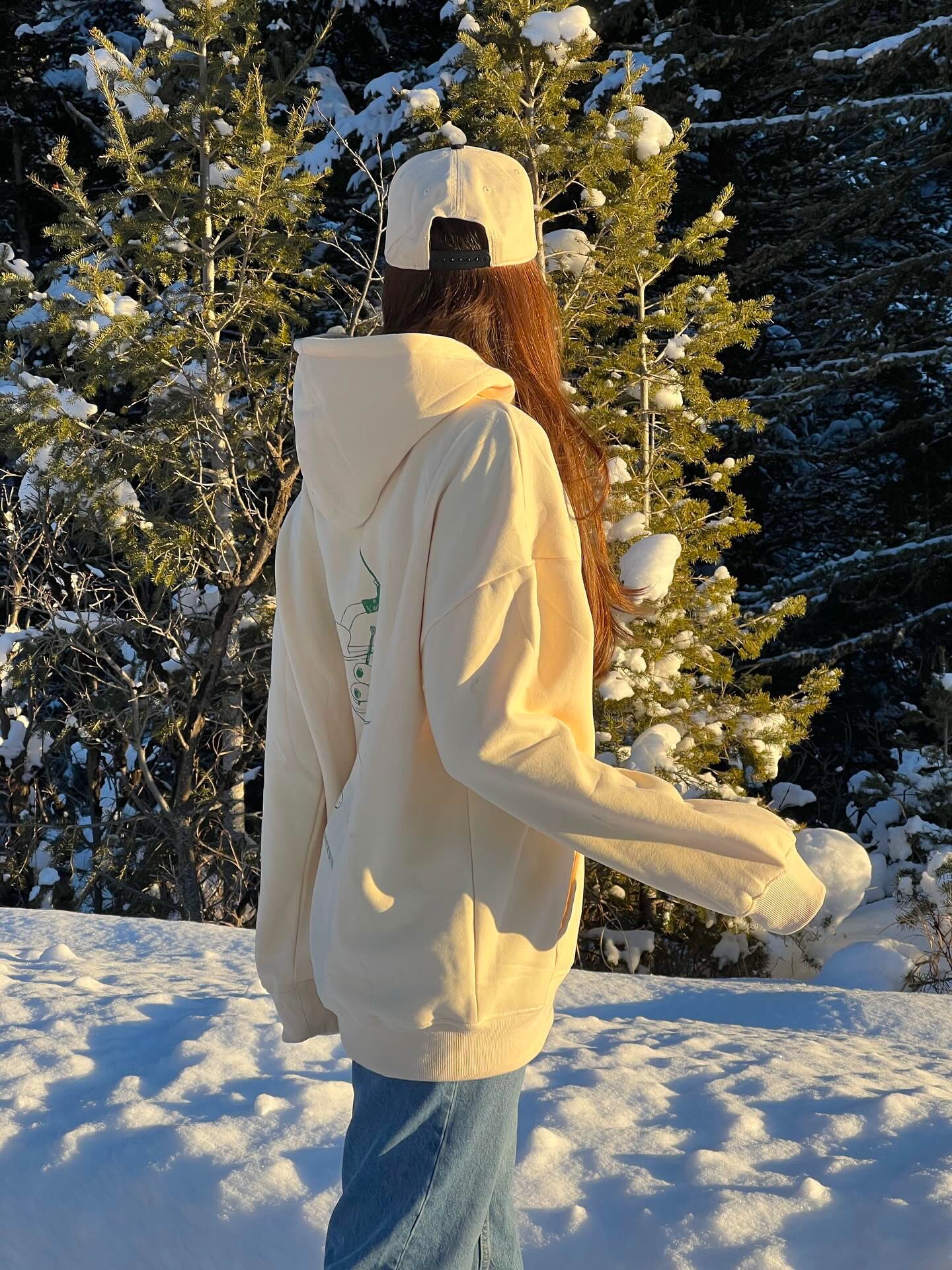 Text Me - Heavyweight Cream Hoodie