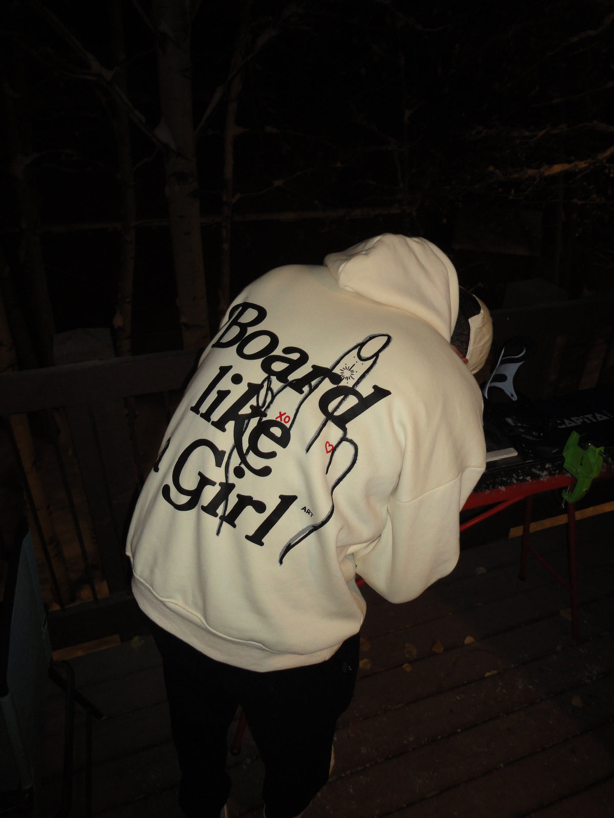 “Board Like A Girl” Hoodie