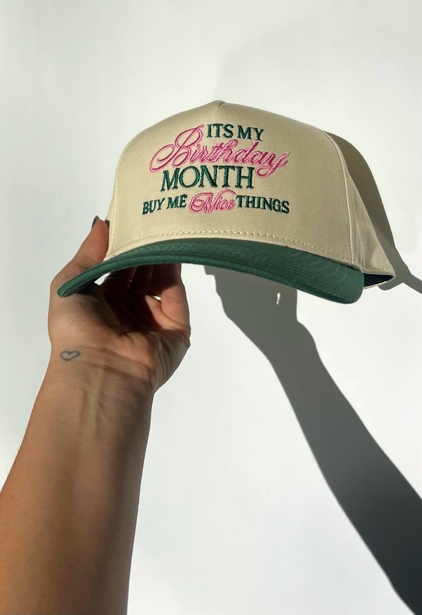 “It’s My Birthday Month” Vintage Trucker Hat