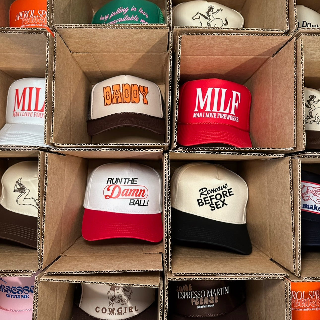 4 Trucker Hat Mystery Box