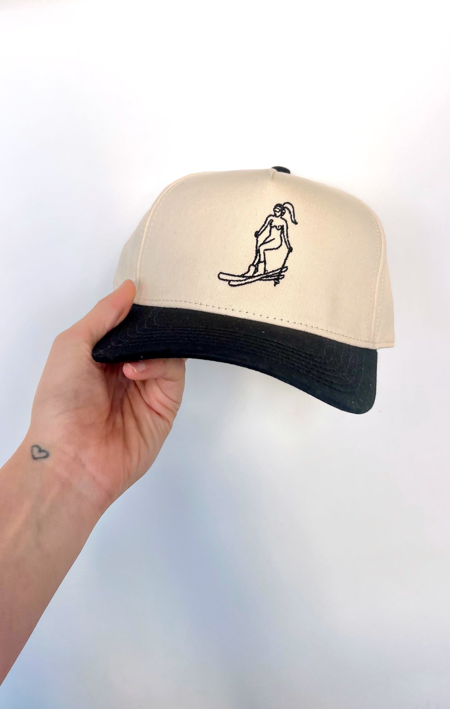 "Ski Girl” Vintage Trucker Hat