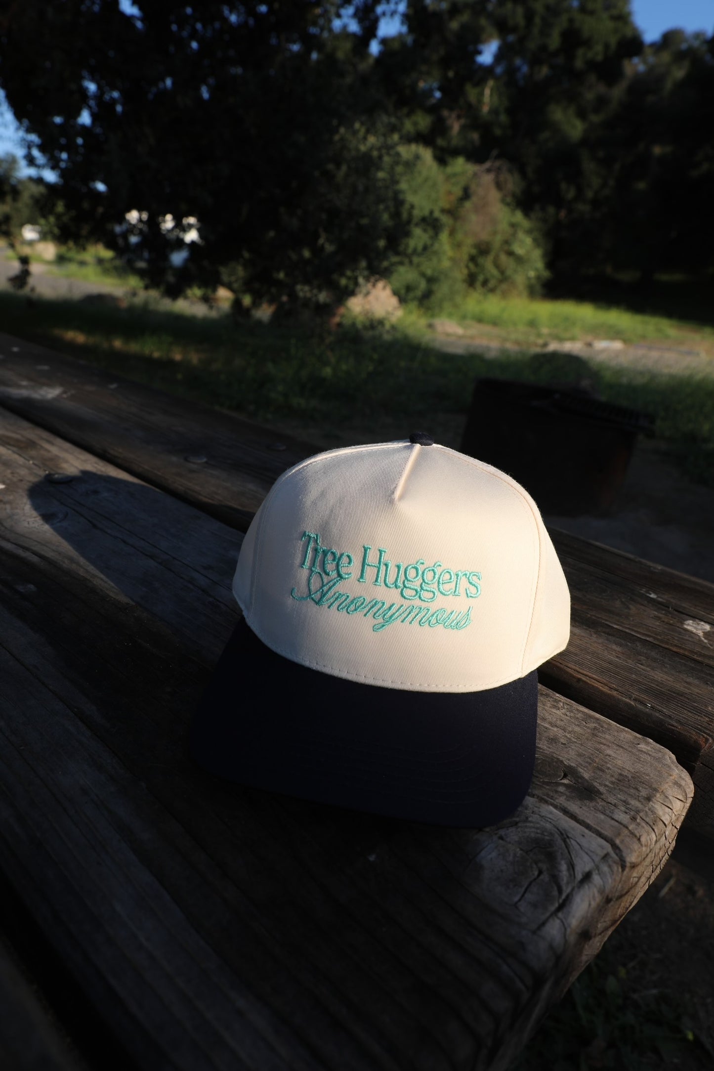 “Tree Huggers Anonymous” Vintage Trucker Hat