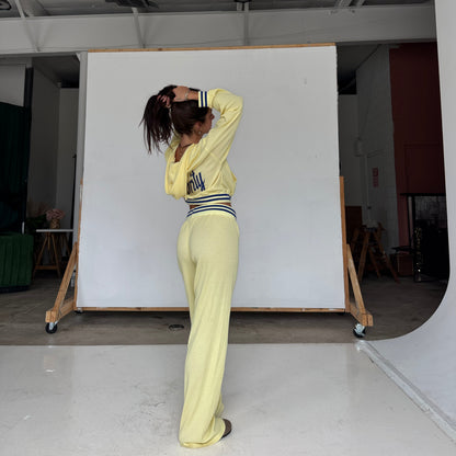 Local Celebrity Waffle Pant – Butter Yellow
