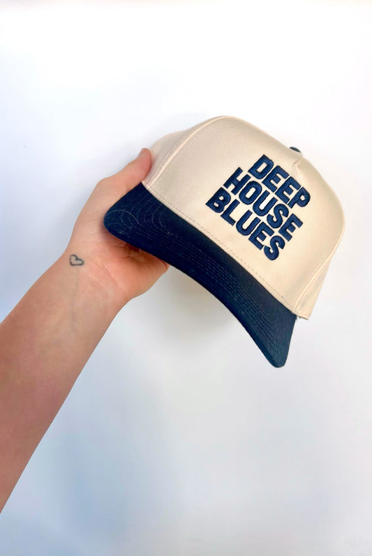“Deep House Blues” Vintage Trucker Hat