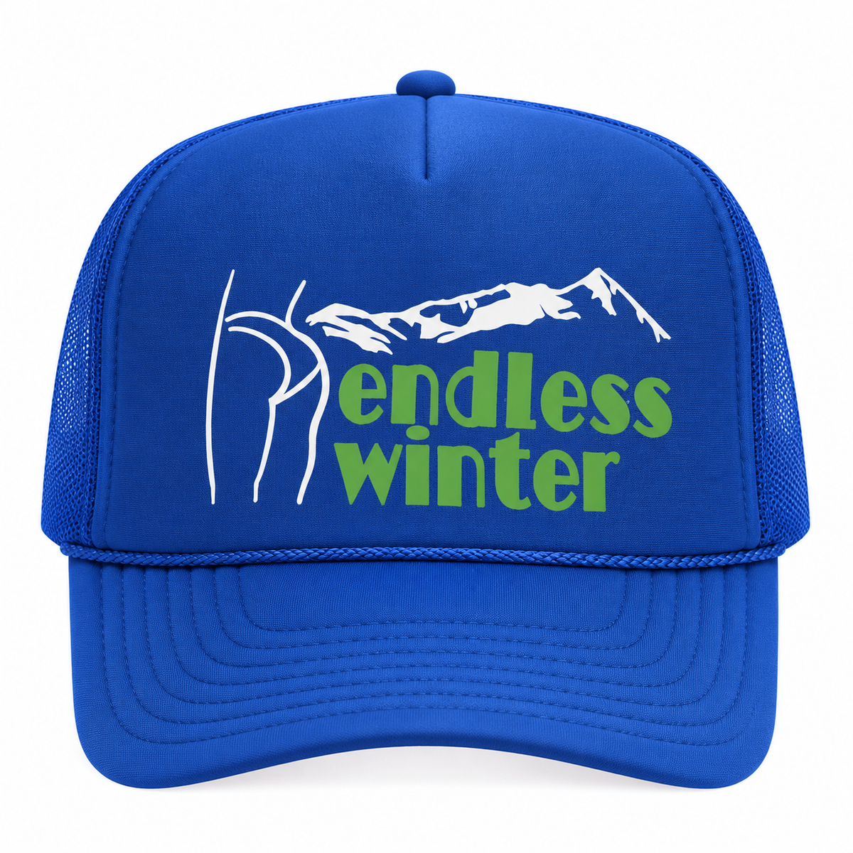 Endless Winter - Royal Blue Foam Trucker Hat